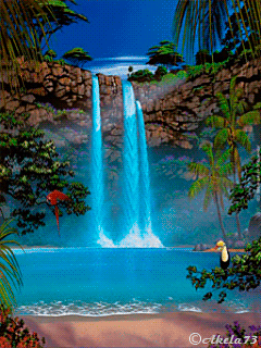 Paradise waterfal