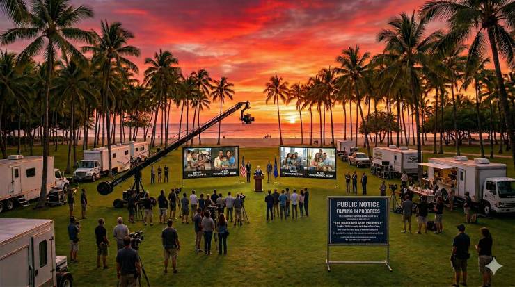 Oahu film set The Dragon slayer Prophecy