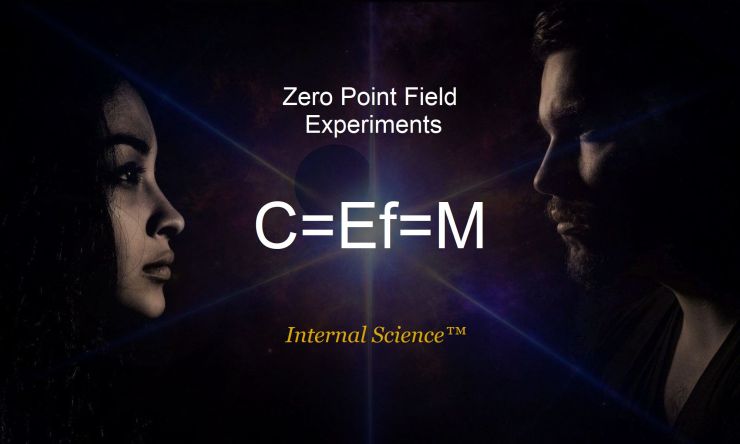 ZERO POINT FIELD EXPERIMENTS: C=Ef=M